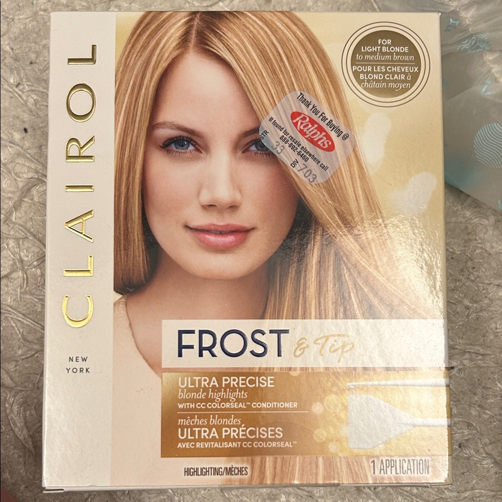 Frost & Tip Hair Highlighting Kit - for Light Blonde NWT